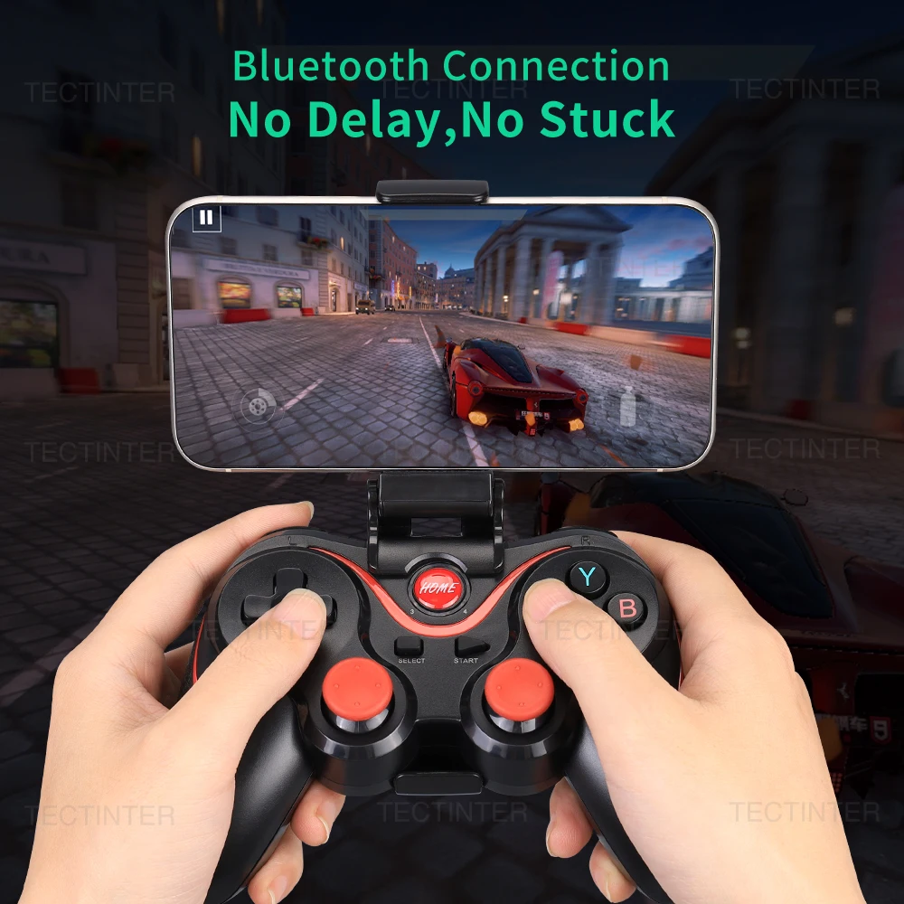 Terios t3 x3 joystick sem fio gamepad controlador de jogo para ps3/ios telefone/tv caixa para nintendo switch acessórios