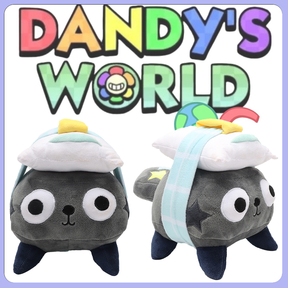 25 cm Dandy's World Pluche Star-Time Pebble Knuffels Game Randfiguur Pebble Pop Verjaardagscadeautjes Speelgoed voor Kinderkamer Decor