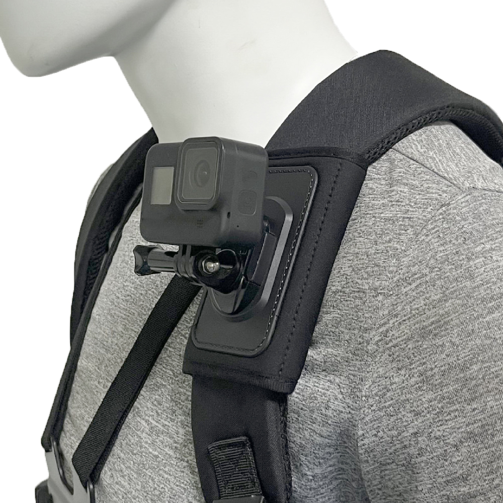 Sangle de sac à dos initiée, rotation à 360 °, support à dégagement rapide pour GoPro fore12 11 10 9 8 Dji Insta 360, accessoire pour caméra d'action