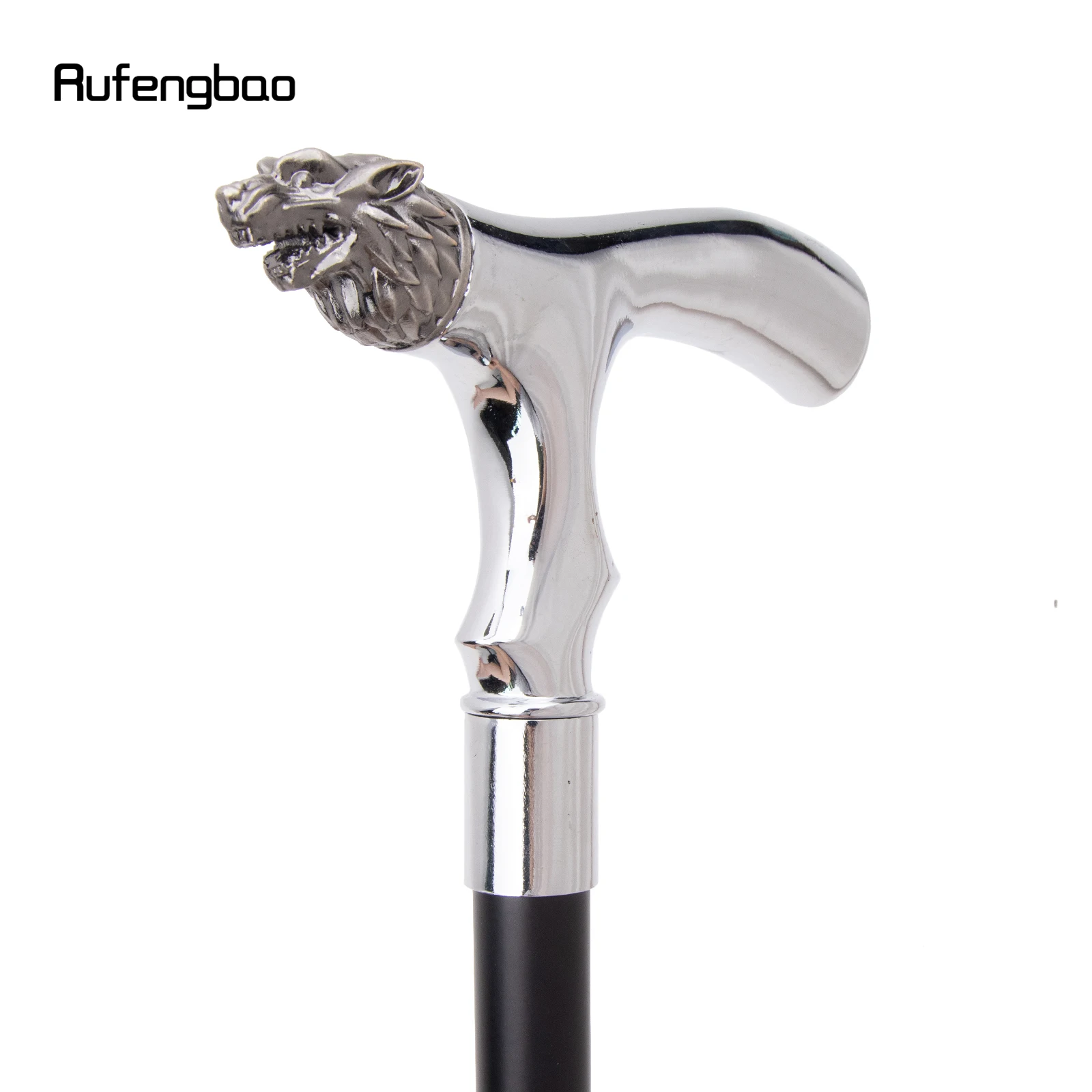 หัวสิงโตสีขาว T รูปร่างเดิน Cane แฟชั่นตกแต่งเดิน Stick สุภาพบุรุษ Elegant คอสเพลย์ Cane KNOB Crosier 93 ซม