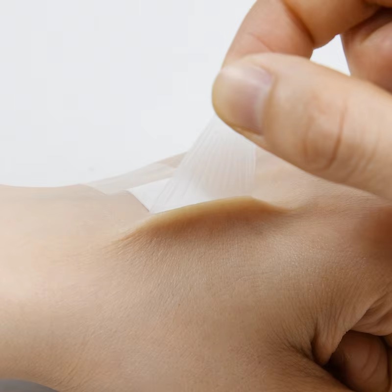 120 ชิ้น PU โปร่งใสกันน้ํา Band Aid กาวทางการแพทย์แถบพลาสเตอร์สําหรับบาดแผลกีฬาอาบน้ํา