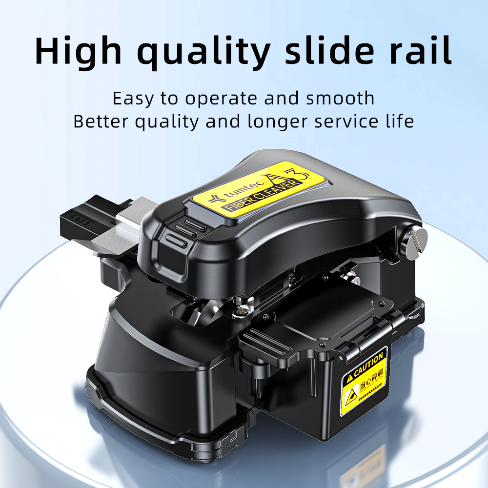 SAIVXIAN A3 Tumtec One-step knife Optical Fiber Cutter High Precision Fiber Cleaver with Scrap Box Lightweight and easy to clean