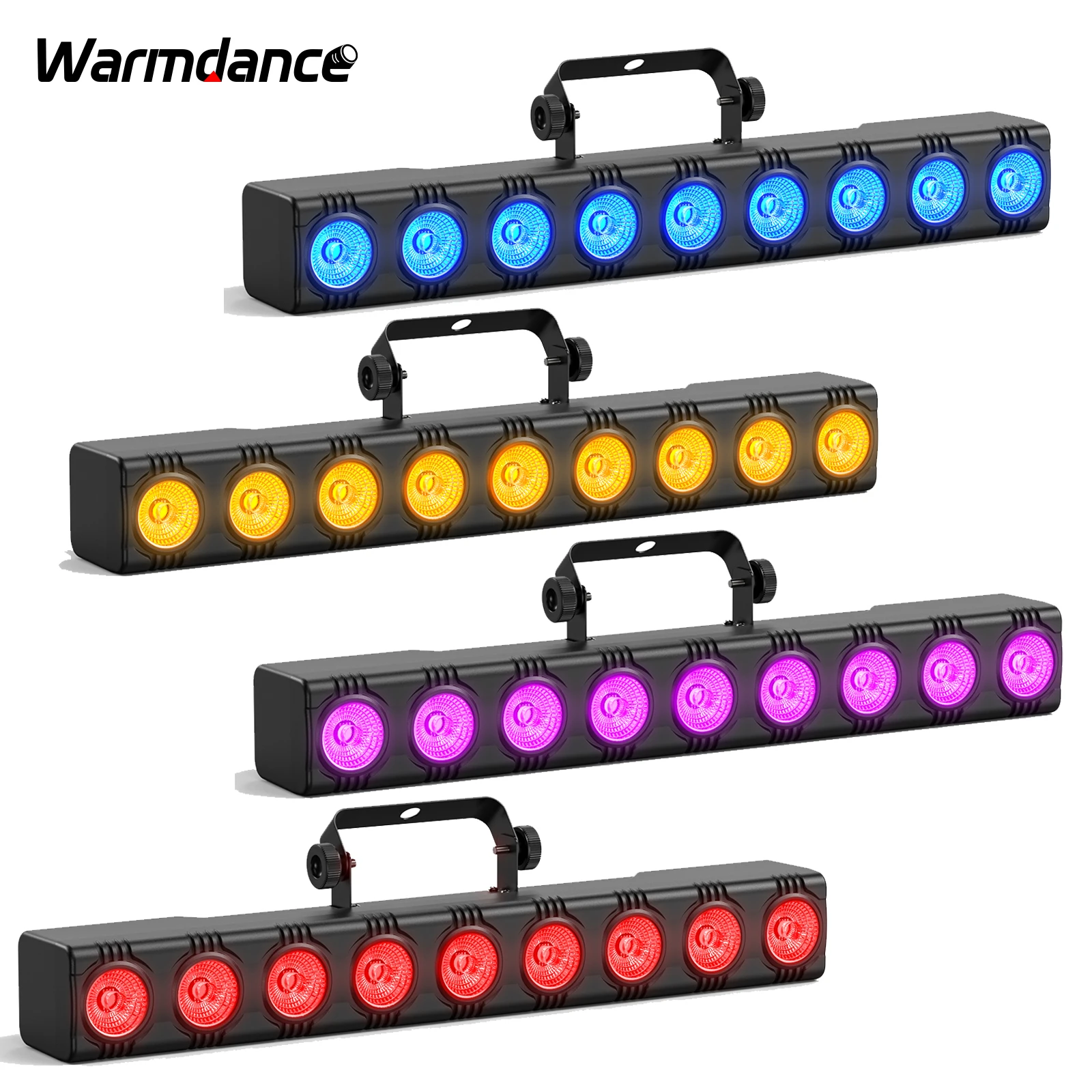2/4PCS RGBW Lange Streifen LED Wand Waschen Lampe Bühne Färben Lichter DJ Bar Strobe Licht Bühne wirkung Beleuchtung Projektor für Party