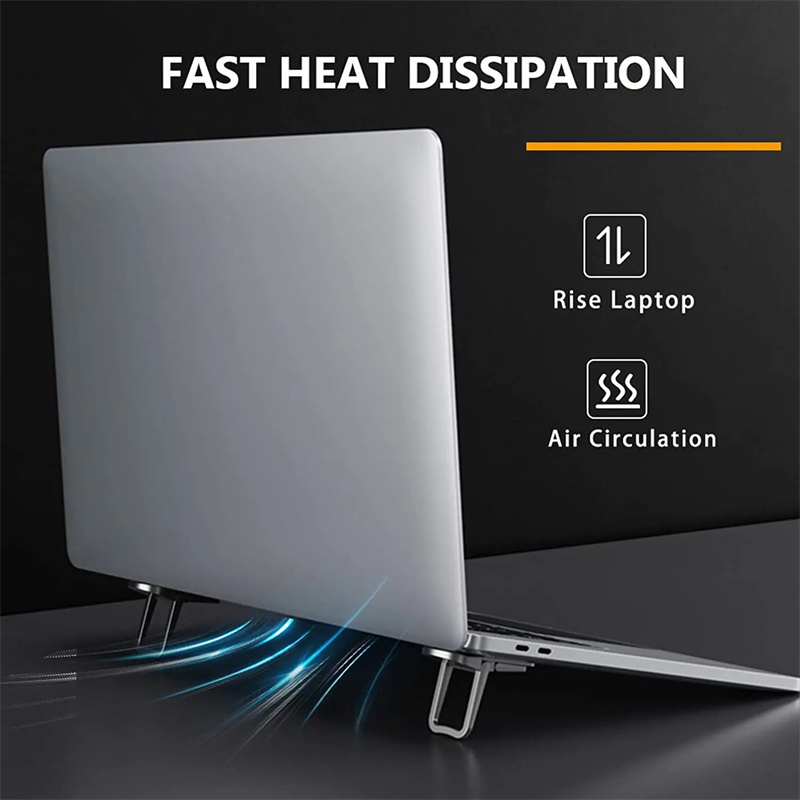 Laptop Stand For Macbook Huawei Xiaomi Notebook Folding Support For Computer Keyboard Holder Mini Portable Legs Stands 2pcs/set