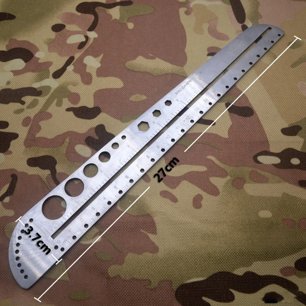 Multifunctional Stainless Steel Angle Ruler Measurement Tool Kawaii School Supplies Art Craft Geometry Drawing Instrument