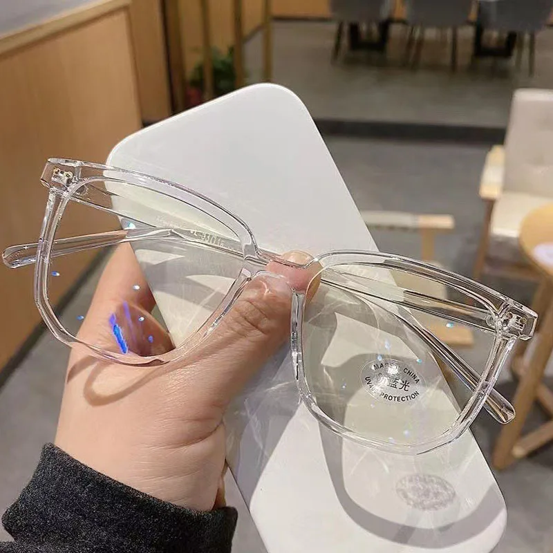 Óculos anti-luz azul com bloqueio de óculos transparentes para homens e mulheres