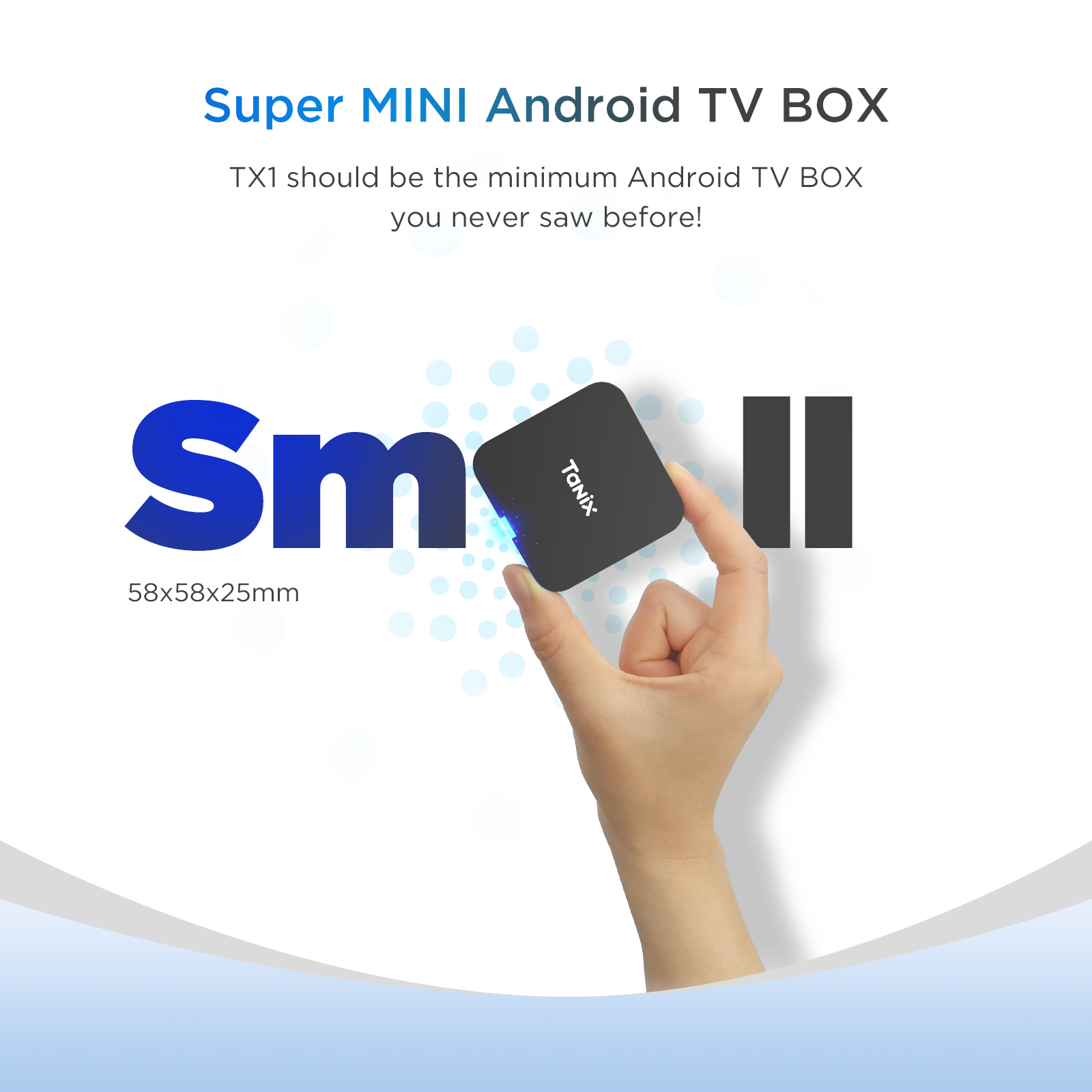 Tanix TX1 Android TV Box Allwinner H313 2.4G Wifi RAM 1GB 2GB ROM 8GB 16GB Power by DC 5V 2A Mini Media Player Smart TV BOX
