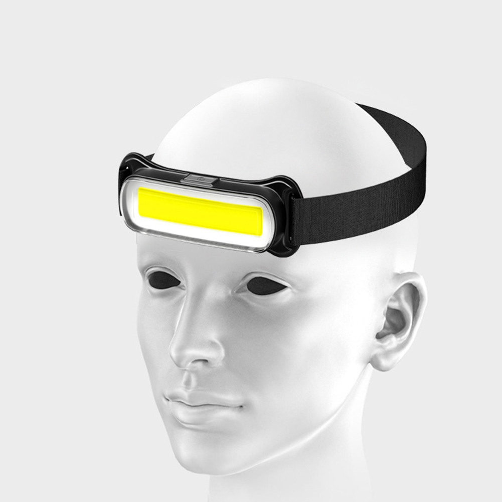 USB Rechargeable LED Headlamp Waterproof Head Lamp Adjustable Headband Head Light for Outdoor Camping Running Cycling Fishing