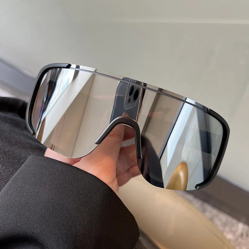Nuevas gafas de sol de ciclismo estilo Y2K, gafas a prueba de viento para hombres y mujeres, lentes reflectantes Retro, gafas deportivas para montar en carretera