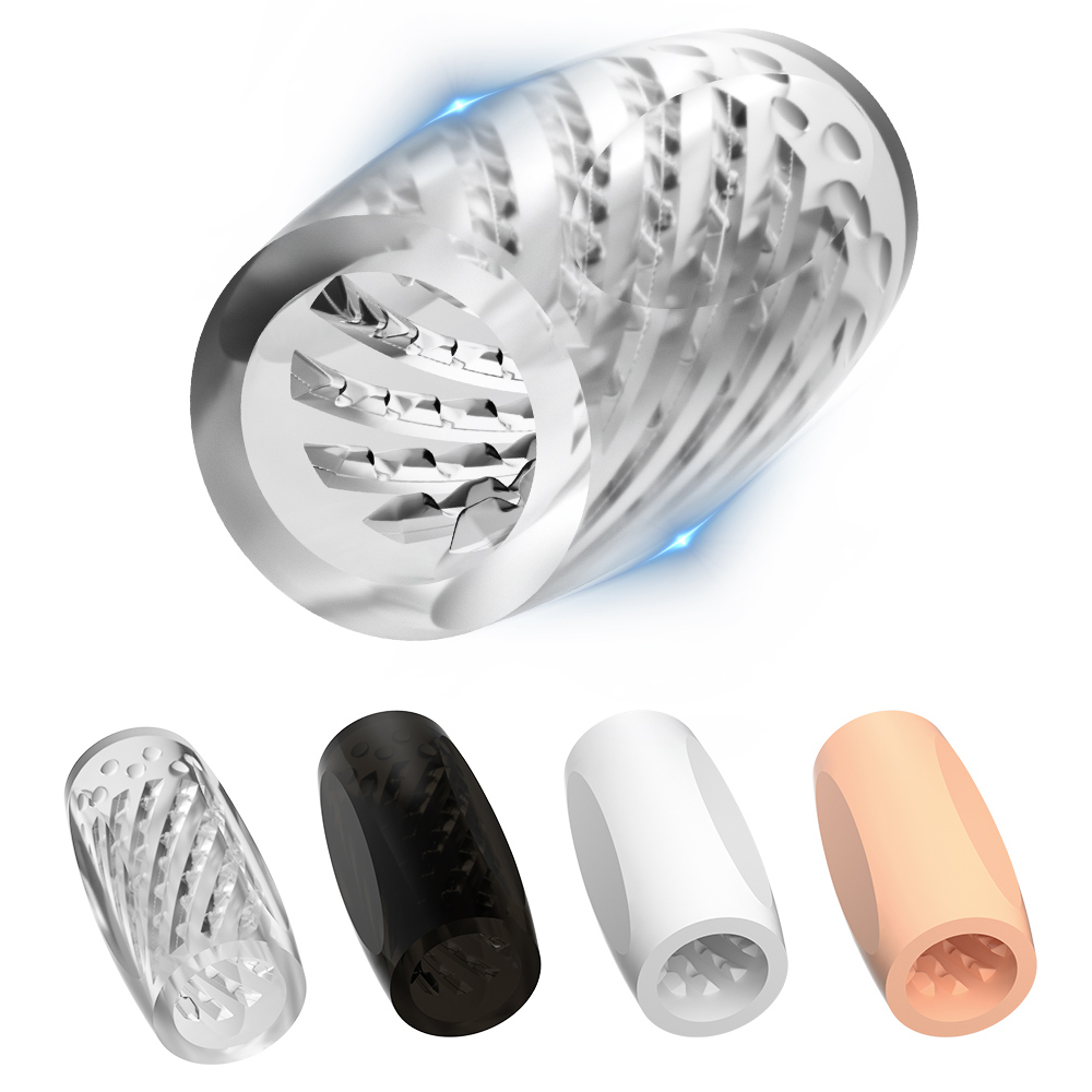 Portable Soft Male Masturbation Cup Vagina Masturbator Stimulating Penis Massager Men Glans Exercise Blowjob Toy Men Adult Goods