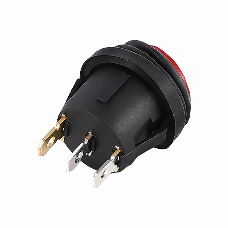 1 Uds encendido/apagado SPST redondo impermeable barco LED interruptor basculante 12V 220V interruptor de botón de encendido apagado en тумб Nairobi лодка