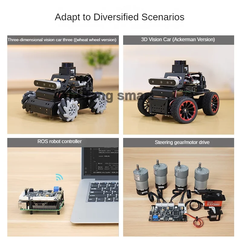 ROS2 RRC Lite Controller mit STM32 Netzteilprotokoll Integriertes IMU 4-Kanal-Encoder-Motorservo für Raspberry Pi 5 Roboter