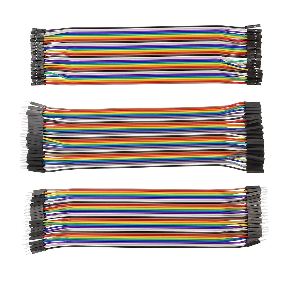 40 Pin Bo Mạch Dây Nhảy Cáp Dây Đực/Nữ Để Nữ/Nam Đến Nữ Dây Ruy Băng Cho arduino DIY 10/15/20/30Cm