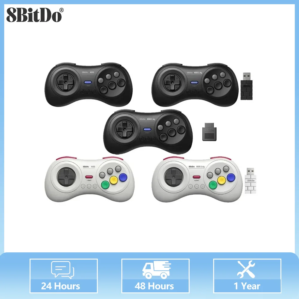8Bitdo M30 2.4G/M30 Mini /M30 Bluetooth Gamepad For Nintendo Swtich  Wireless Controller For SEGA Genesis For Sega Genesis Mini