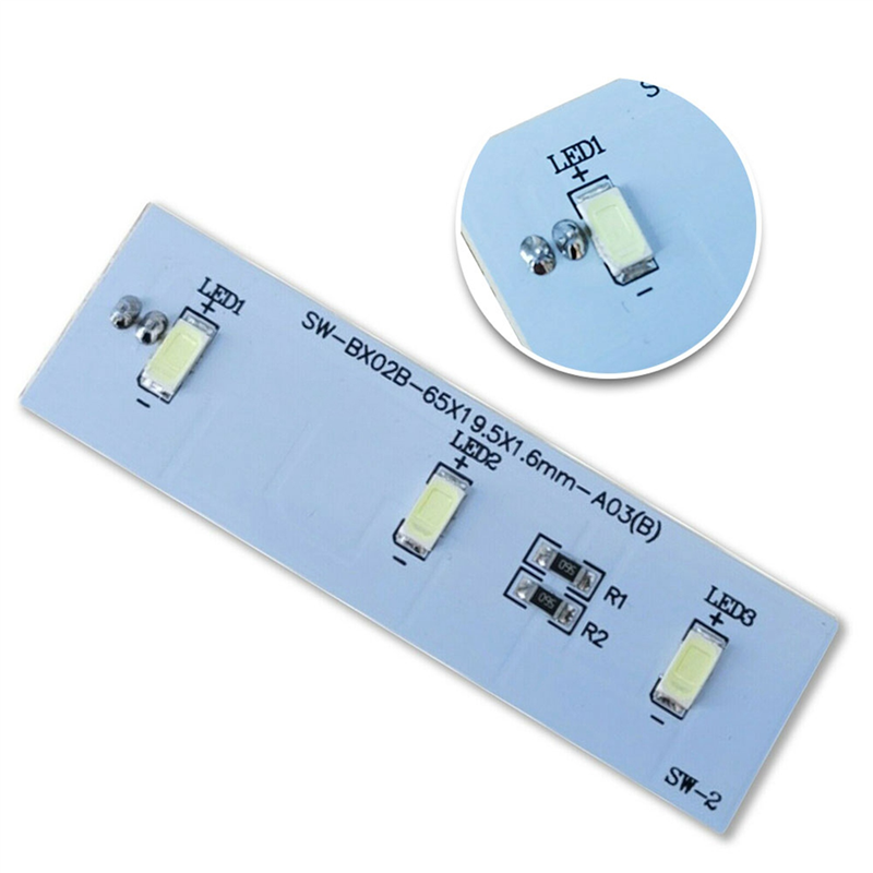 L68A 2 szt. Lampka LED do lodówki Electrolux Części zamienne do zamrażarki ZBE2350HCA Listwa świetlna SW-BX02B Zamienna listwa LED