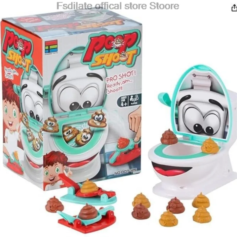 1 ชุดตลก Poop ห้องน้ําเกมของเล่นยิง Prank Catapult ของเล่น Interactive Tabletop เกมของขวัญวันเกิดสําหรับเด็กผู้ใหญ่ 2024