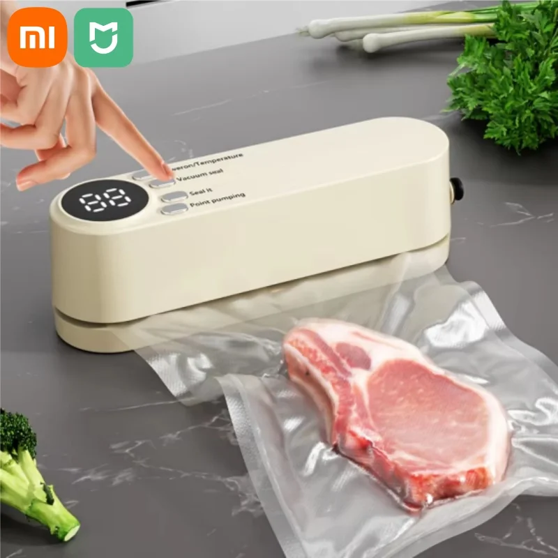 Xiaomi Mijia Portable USB charging multifunctional food vacuum sealer with sealing external suction and inflation functions