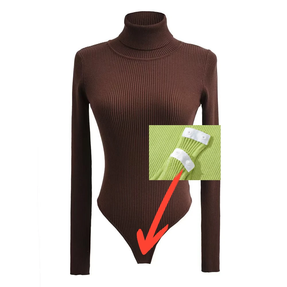 Spice Girl Skinny Elastic Inner Bottom Sweater weibliche europäische und amerikanische Spice Girl einfarbige einteilige Strick pullover