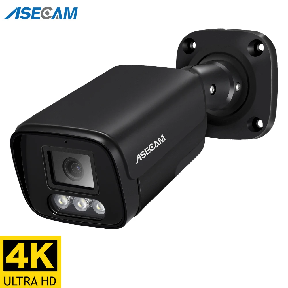 ASECAM 8мп 4K камера Аудио POE H.265 Onvif