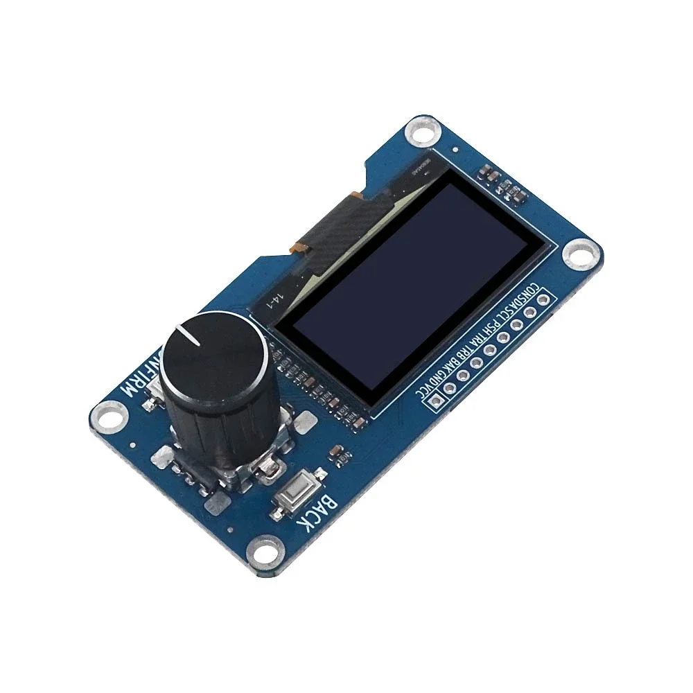 1.3 inch 0.96 inch OLED display screen combined with EC11 rotary encoder module IIC interface
