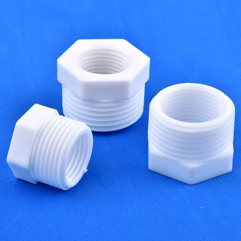 Conector de casquillo de junta reductor de rosca macho/hembra, accesorios de tubería de agua para riego de jardín, junta de pezón para tanque de acuario, 1/2 ", 3/4", 1"