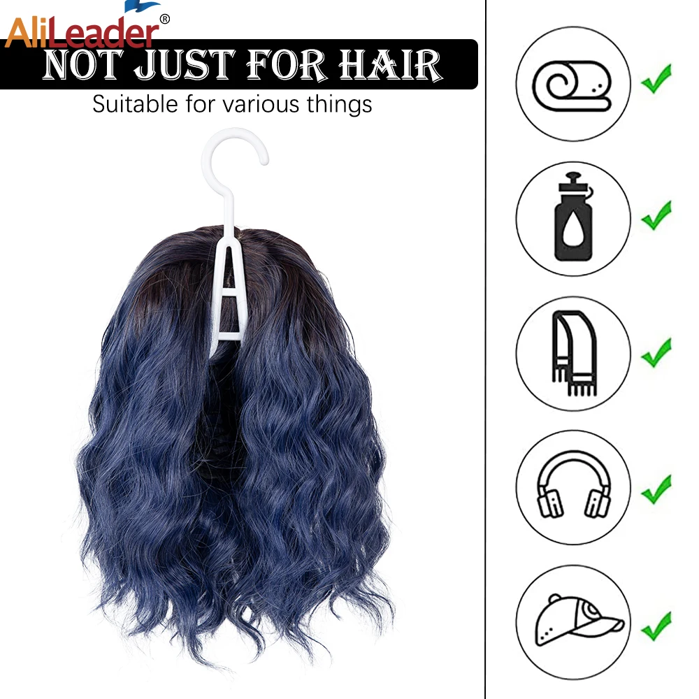 5/10 conjunto saco de armazenamento de peruca longa titular caso extensões de cabelo saco de armazenamento com cabide para peruca saco de armazenamento de extensão de cabelo com cabide
