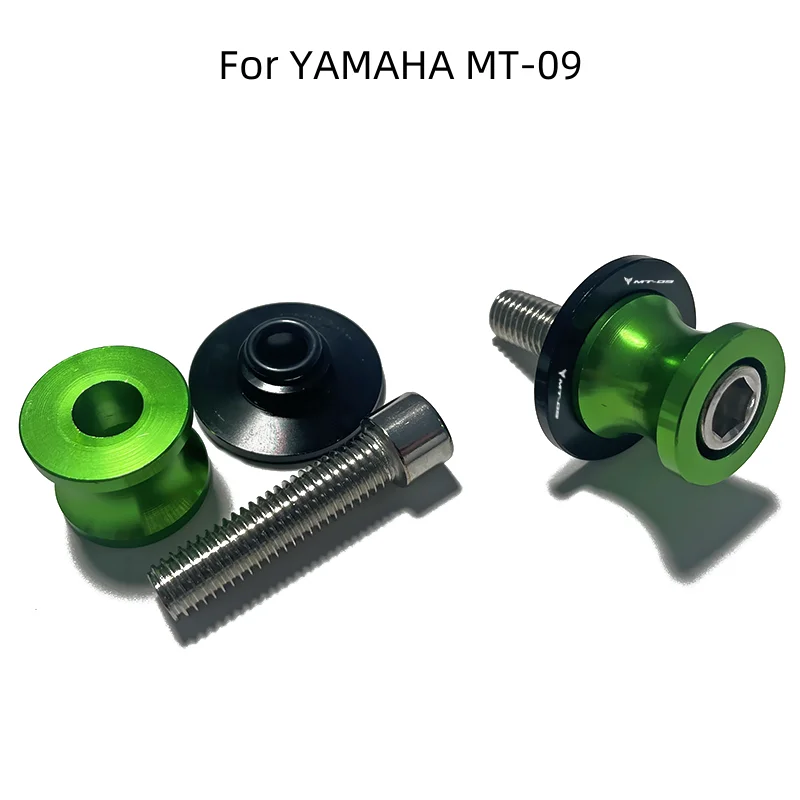Parafusos de suporte de 6mm para yamaha mt09 tracer MT-09 sp 2014-2024 2023 2021 2022 mt 09 acessórios para motocicleta carretéis deslizantes de braço oscilante