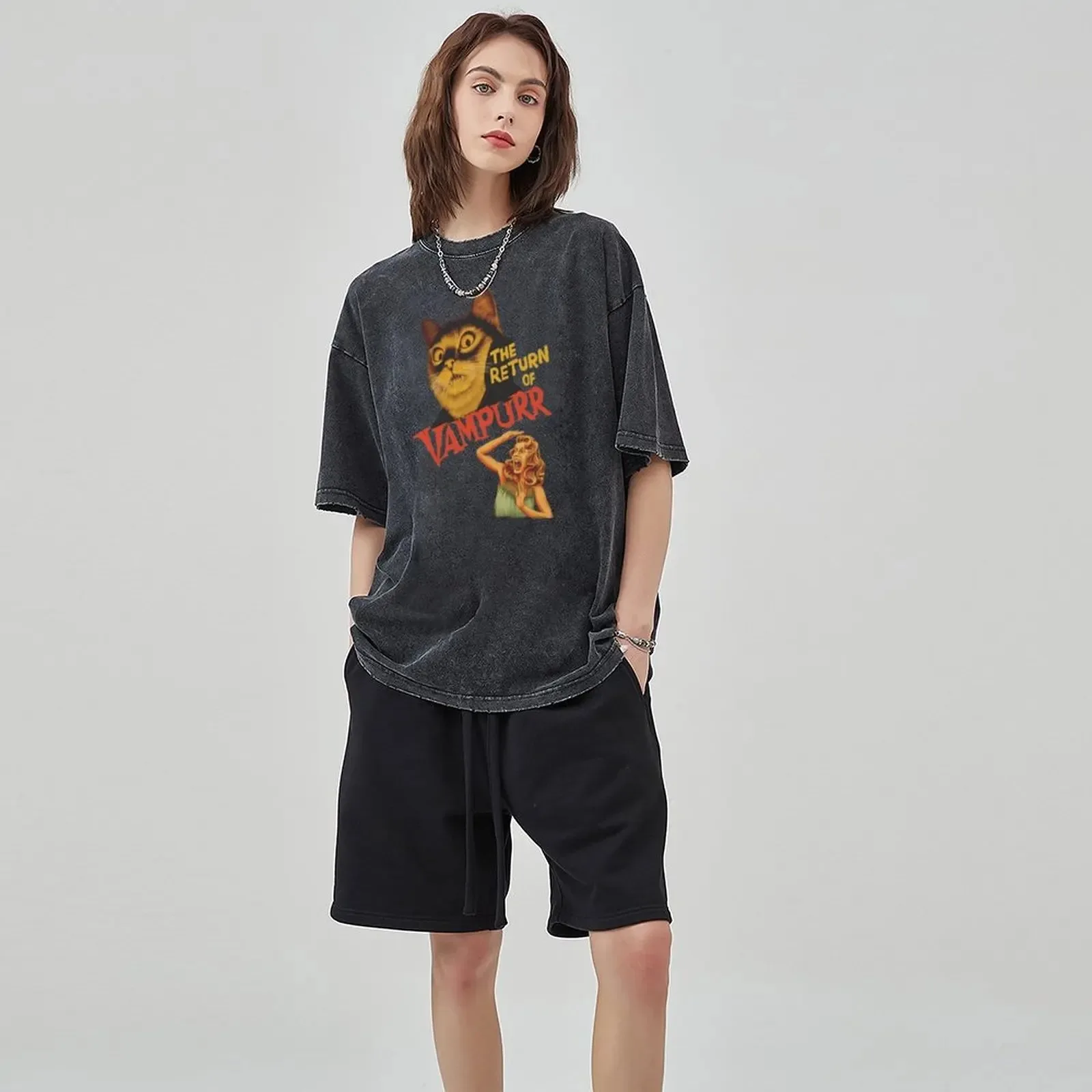 男性用アニメTシャツ,ユーモラス,シックス柄,レトロ,色あせた,綿100%,原宿トップス,ヒップホップストリートウェア,男性用,2021