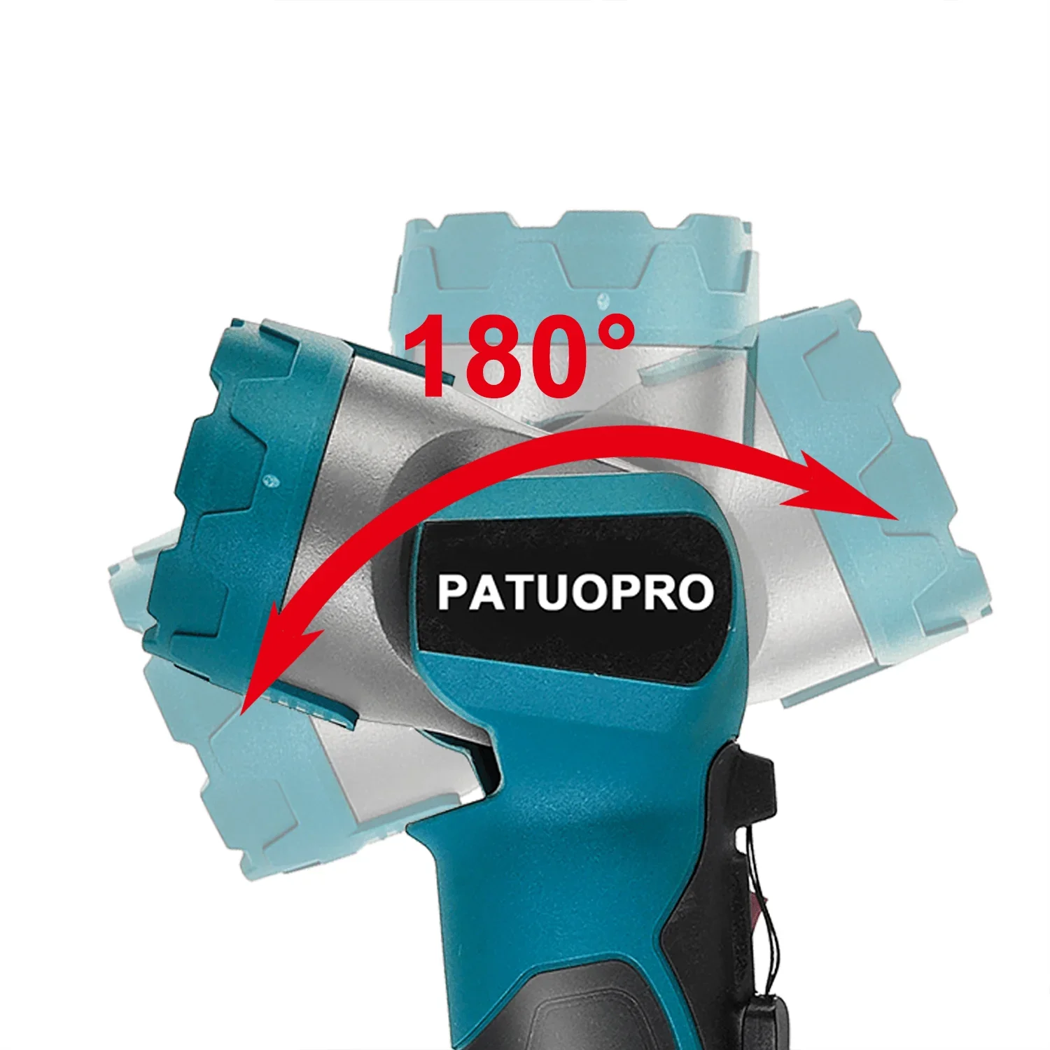 Linterna LED ajustable, foco portátil para exteriores, reparación de carga, foco de mano compatible con batería Makita de 18V (sin batería)