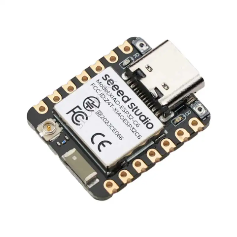 XIAO-placa pequeña ESP32C6, dispositivo con WiFi y Bluetooth 5,0, para Arduino, SeeedStudio, ESP32 C6