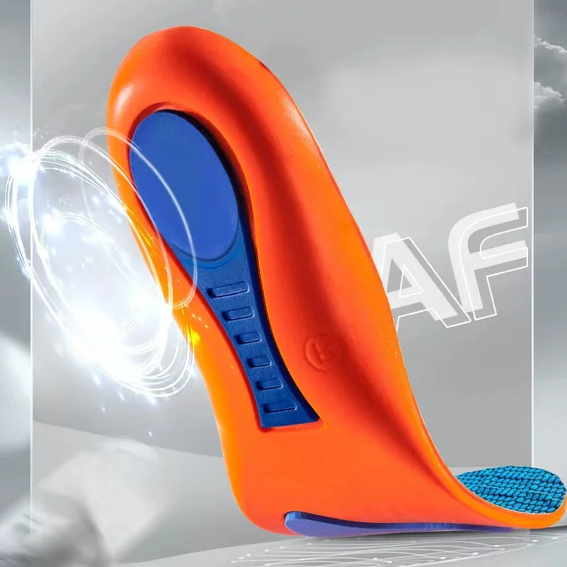 ศัลยกรรมกระดูกกีฬาความยืดหยุ่น Insoles สําหรับรองเท้า Unisex เทคโนโลยี Shock Absorption Breathable Running Insoles