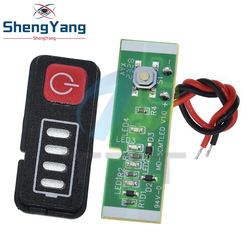 For Makita Lithium Battery Display 5S 18V 21V Electric Drill Screwdriver Battery Capacity Indicator LED Display 18650 Batteries