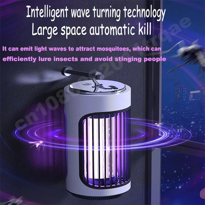 Xiaomi Mosquito Killing Lamp Rechargeable Automatic Mosquito Light And Electric Shock Mosquito Kill Desktop Wall Hang Dual Use