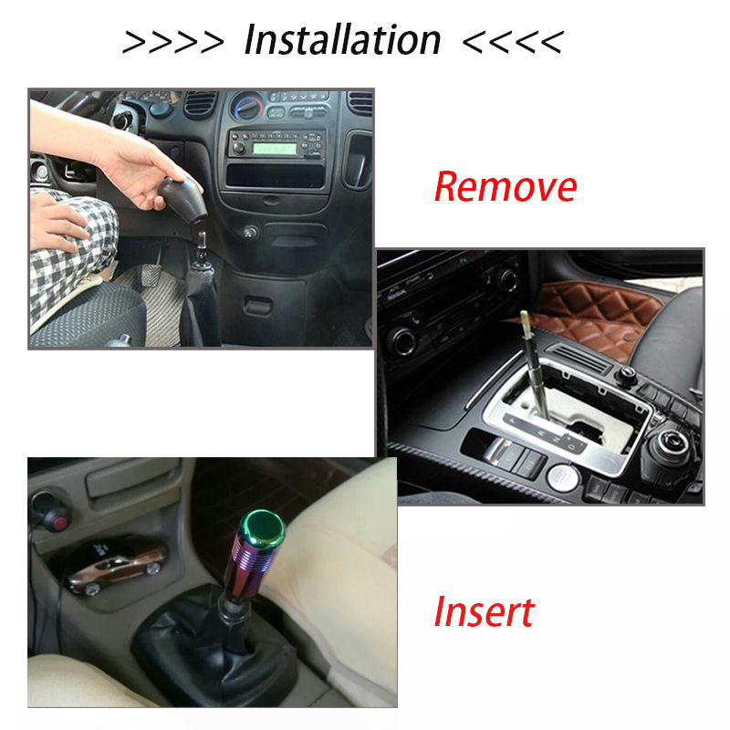 Liga de alumínio Car Shift Head, Handle Joystick Head, Car Shift Torque, Modificação Interna, 8.5cm 3.34in