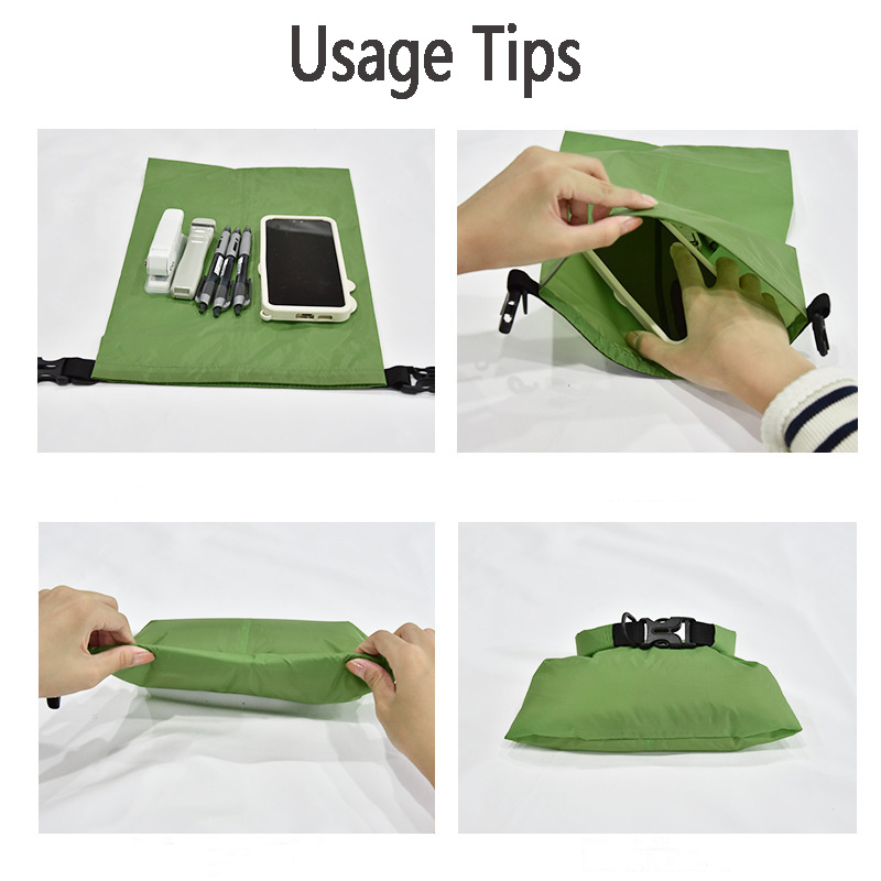 1.5/2.5/3/3.5/5/8l saco seco à prova dwaterproof água leve sacos secos roll top sacos deriva natação roupas saco de armazenamento mantém engrenagem seca