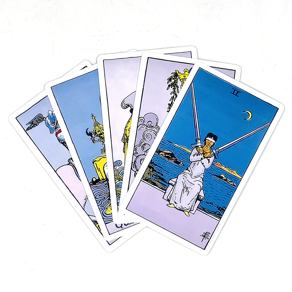 Carte de Tarot classique A 78 pièces, Version anglaise, prédiction, jeu de société de Divination, jeux de vacances, cadeaux d'halloween et de noël