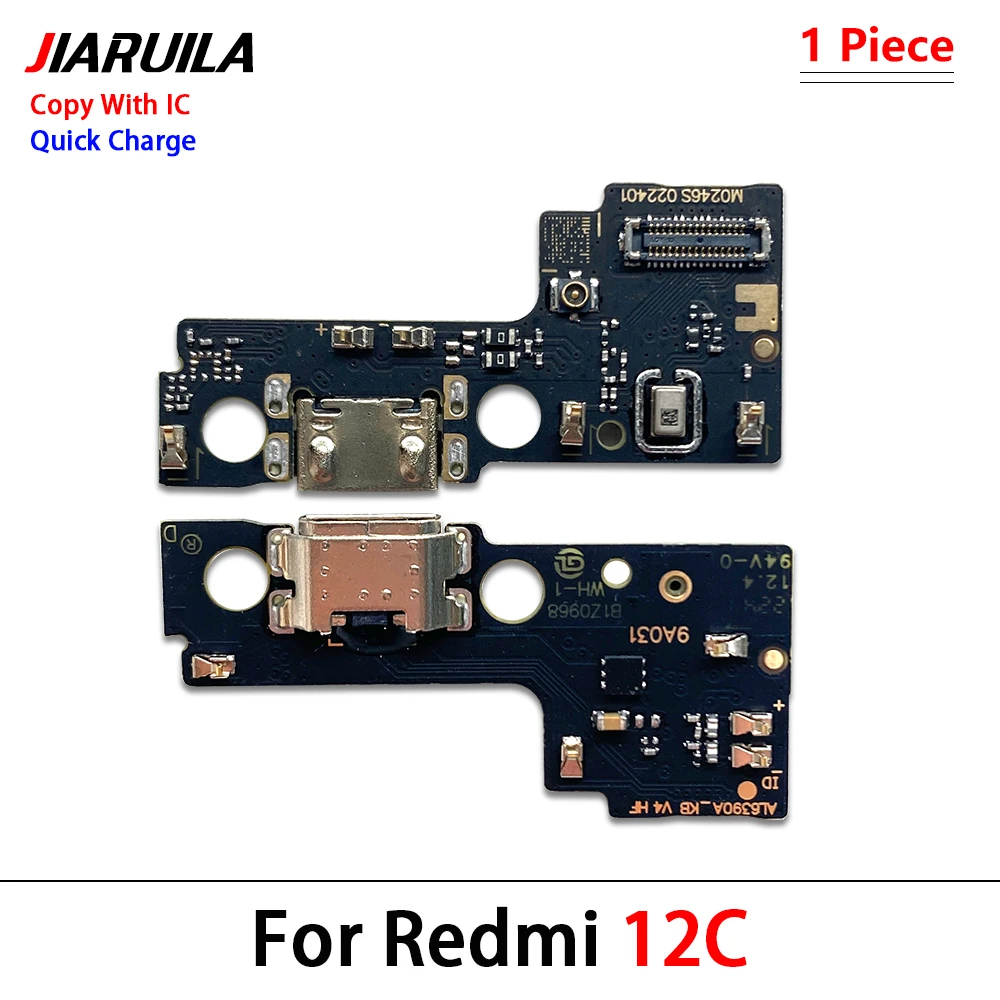 Новый USB-порт для зарядки, гибкий кабель, разъем для Xiaomi Redmi 8 8A 9 9C 9A 9T 10C 12C 10A 10 12 12C 13C 13 4G 5G микрофон