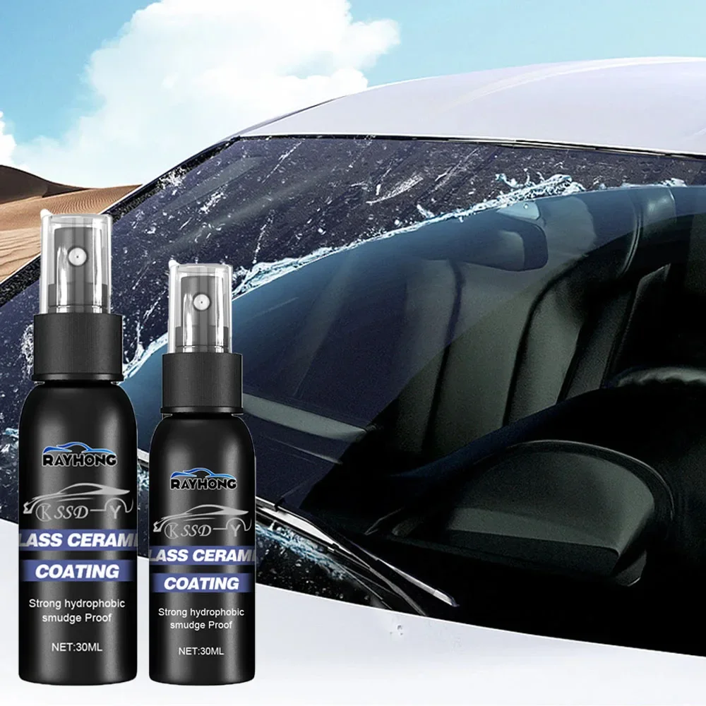 30ml Auto Windshield Water Repellent Car Coating Window Waterproof Rainproof Nano Hydrophobic Antifogging Agent Maintenance