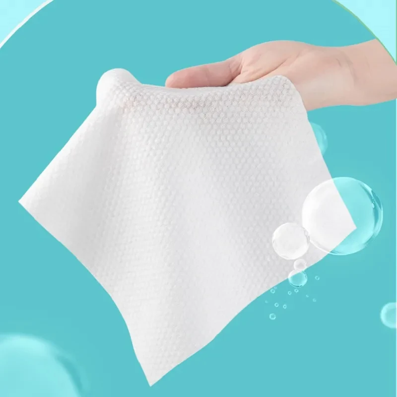 100 pezzi usa e getta di spessore 100% cotone asciugamano per il viso Make Up salviette struccanti morbide salviette detergenti asciutte per la cura della pelle