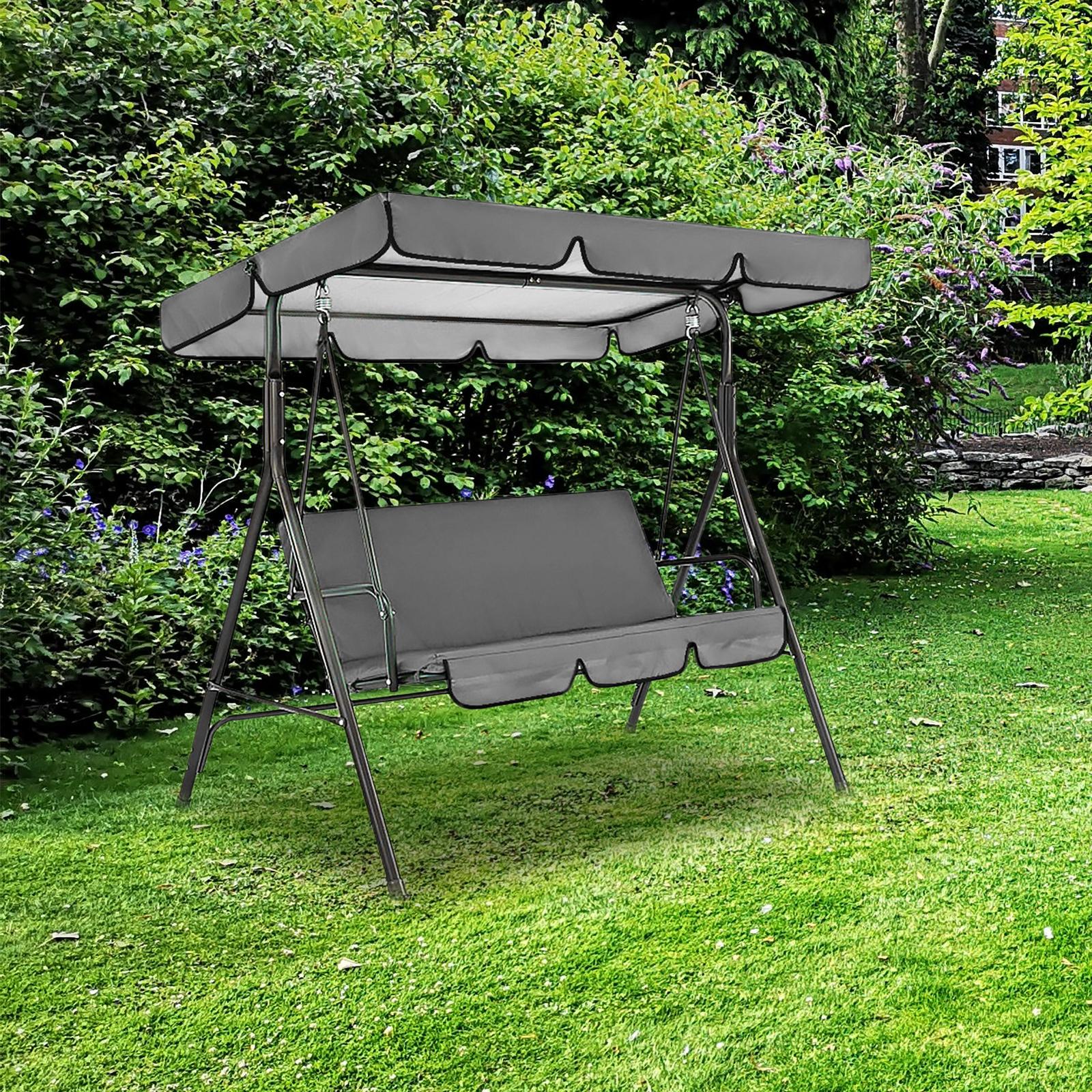 Toldo para Columpio de Patio, cubierta duradera a prueba de polvo y viento para muebles de jardín al aire libre, asiento para columpio, Patio