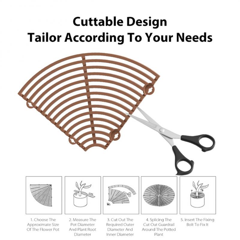 Protector de suelo con clavos para maceta, cubierta de seguridad para bebé, ratón, repele gatos, jardín y hogar
