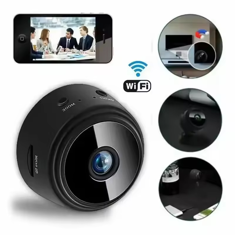 Gravador sem fio mini filmadoras câmera de vigilância de vídeo wifi câmera a9 mini câmera ip versão noturna micro voz