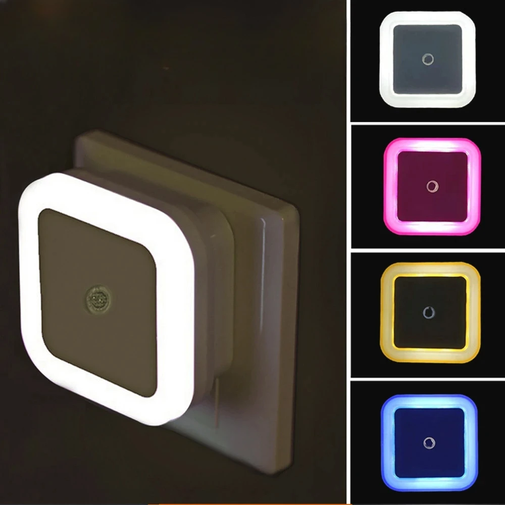 1/2PCS Drahtlose Nachtlicht LED Motion Sensor Licht Nacht Lampe Kinder Schlafzimmer Nachttisch Schrank Beleuchtung EU/Us-stecker Lampen
