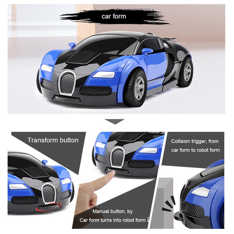 子供のためのミニ2-in-1車のロボット,漫画のおもちゃ,変換モデル,変形車,子供のためのギフト