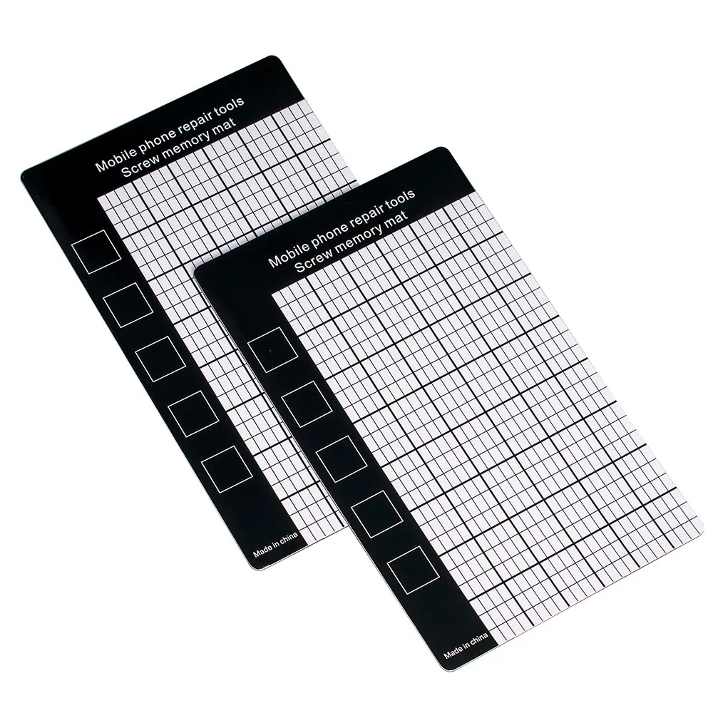 Tapis à vis magnétique tableau de mémoire tapis de travail bloc de mémoire de travail pour petites petites vis tient l'outil de réparation de téléphone portable 145 × 90mm