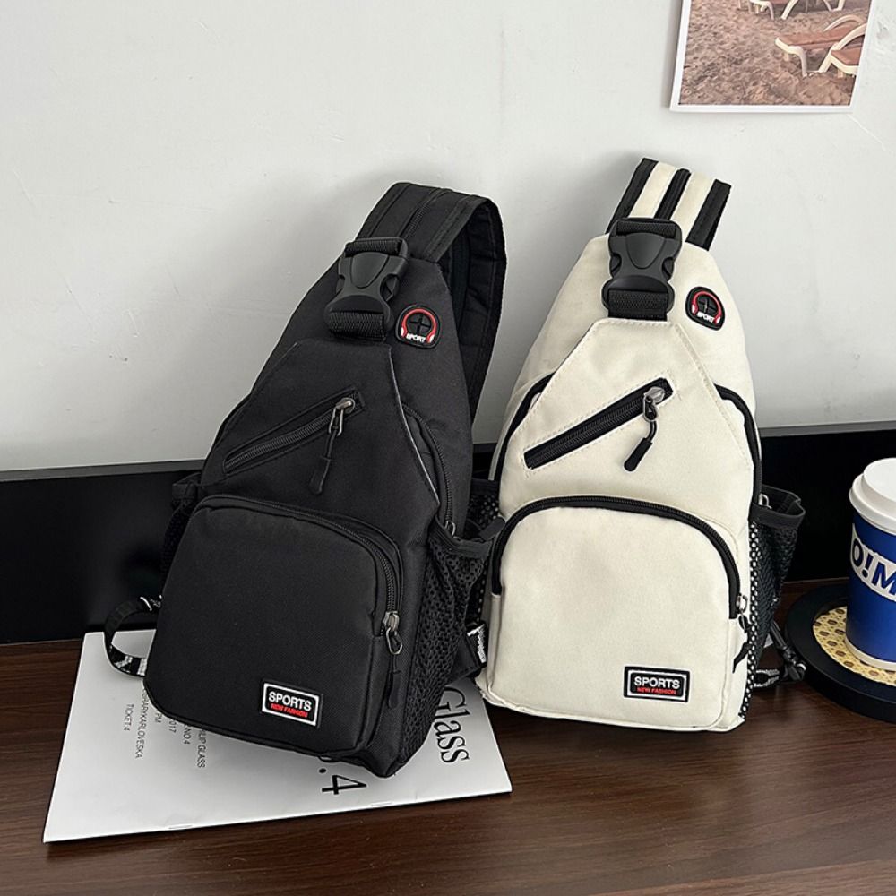 Bolsa de ombro oxford à prova d'água, alça ajustável, mochila leve e resistente, bolsa mensageiro para ciclismo