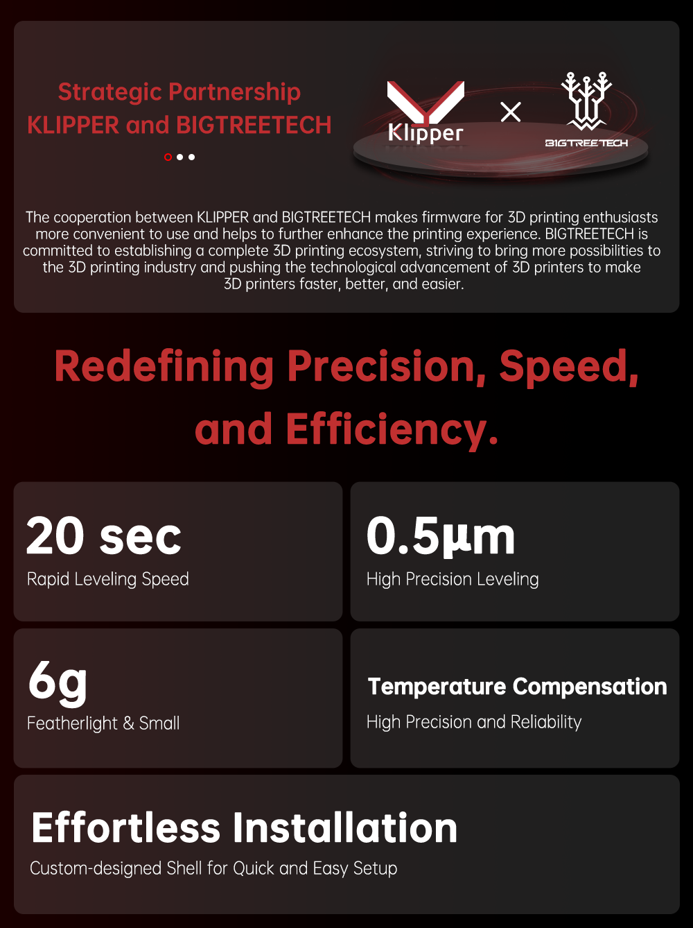 BIGTREETECH 渦自動レベリングセンサー高速 Voron 2.4 Stealthburner Trident VZbot プリントヘッドクリッパー BLTouch 3D タッチ
