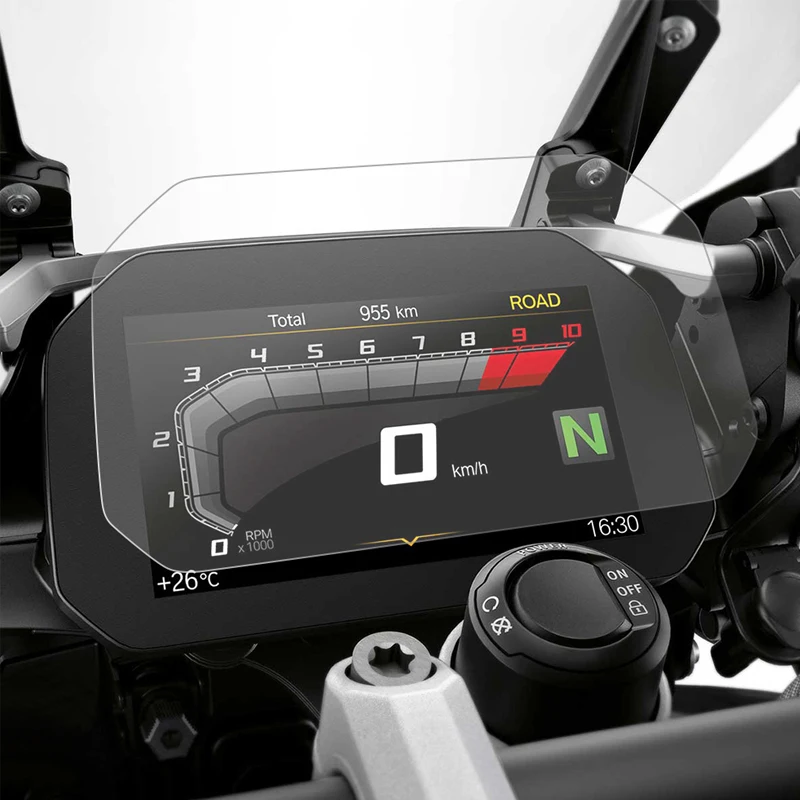 Para BMW R1250GS R1200GS LC Adv F750GS F850GS R1300GS F900XR R1250R R1250RS Protector de pantalla de protección de película contra rayaduras de panel TPU