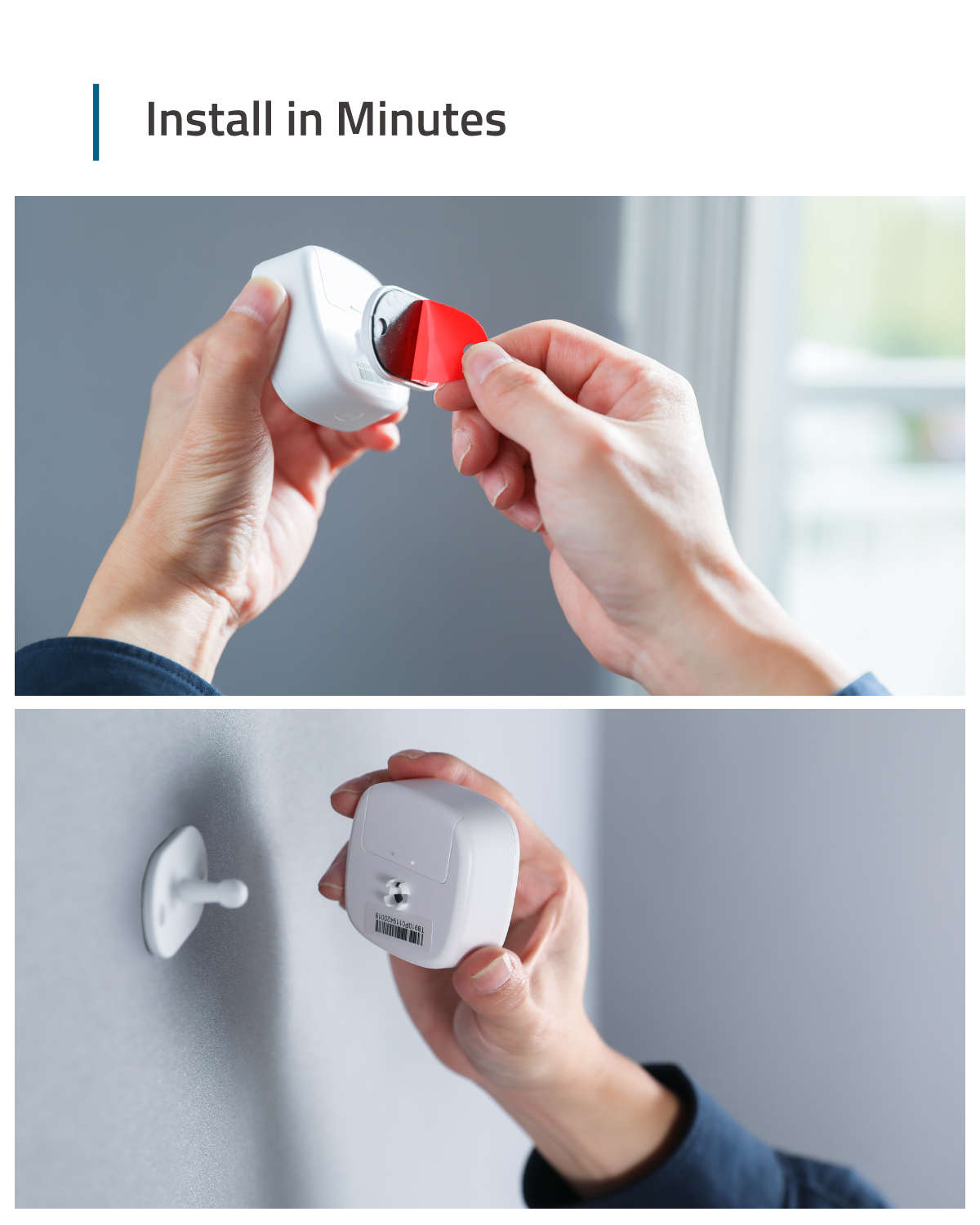 eufy Security Motion Sensor ระบบรักษาความปลอดภัย สัญญาณเตือน 100 °   มุมมองสนาม 9 ม. แบตเตอรี่ 2 ปี ปรับความไวได้ บ้านอัจฉริยะ