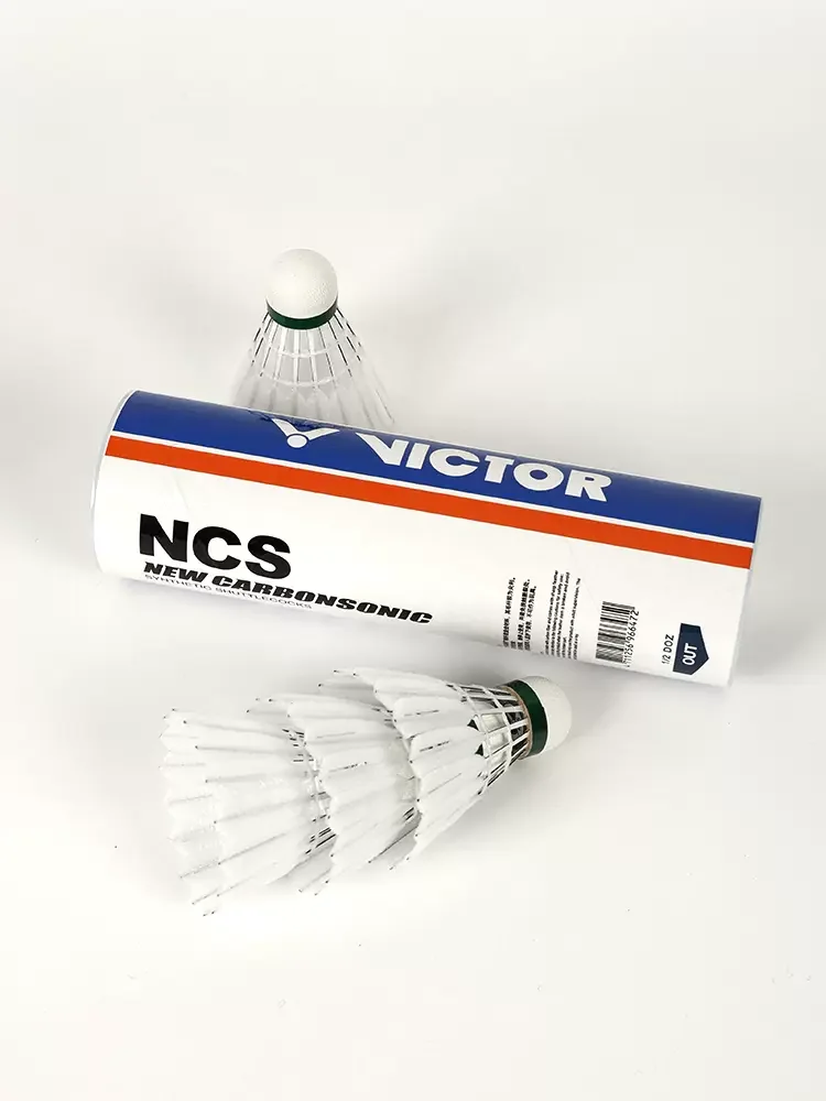 1 Tube 6 Pcs VICTOR new carbon sound NCS artificial badminton with stable flight and endurance for matches